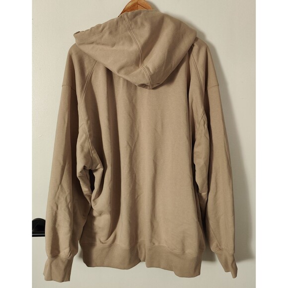 New Adidas Y-3 French Terry Zip Hoodie Size XL Tan IV5618 Yohji Yamamoto - Picture 2 of 7